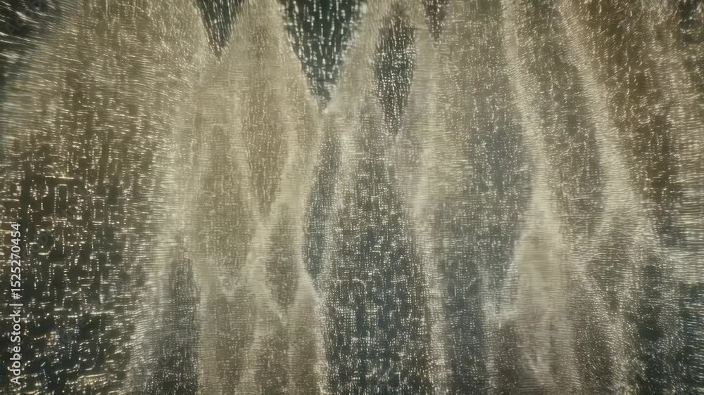 Poster mesmerizing light cascade transforming shimmering vertical sparkle flow