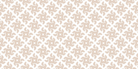 Elegant Beige and White Seamless Pattern Design