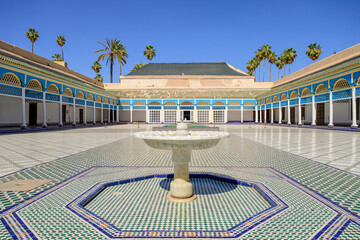 Marrakech, Morocco Beautiful Bahia Palace_Marrakech, Maroc Magnifique Palais de la Bahia

