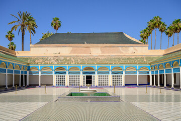 Marrakech, Morocco Beautiful Bahia Palace_Marrakech, Maroc Magnifique Palais de la Bahia

