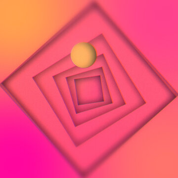 Super Motion Tunnel Square Logo Reveal MOGRT 304