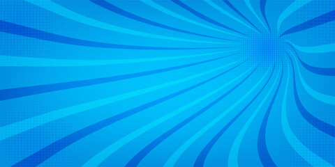 Pop art comic book cartoon magazine cover. Vector halftone illustration. Vintage background for comic superhero text, speech bubble, message.