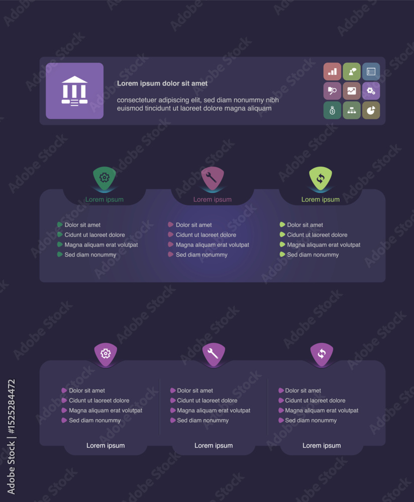 Poster web element design vector illustration.