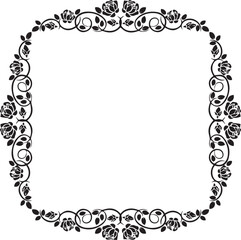 Beautiful flower art and mandala vector design