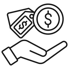 Pricing Outline Icon
