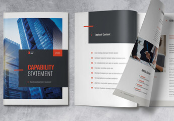 Capability Statement Business Brochure Template 