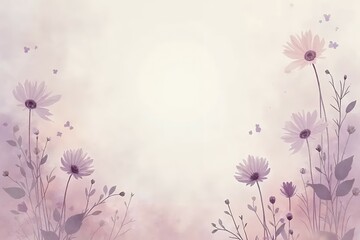 An invitation background featuring dusty mauve and blush pink. 