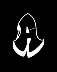 Letters A in graffiti style