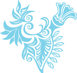 Beautiful flower art and mandala vector design