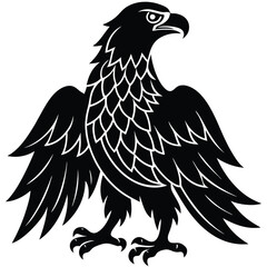 eagle vector sihouette
