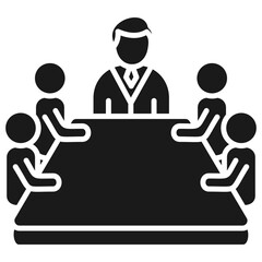 Board Of Directors Glyph Icon