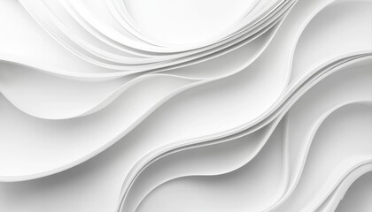 Modern white and grey technology background with decorative arcs