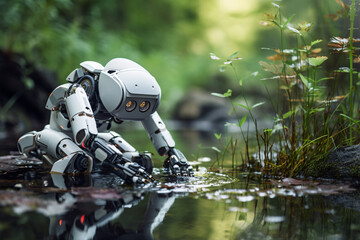 Robotic Exploration of Nature Reflecting Advanced Technology and Environmental Harmony