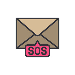 Urgent Communication Indicated By An Email Marked As An Sos Message