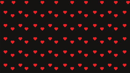 Heart dotted vector clipart love romantic background