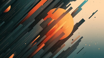 抽象的なデザインアートの背景画像