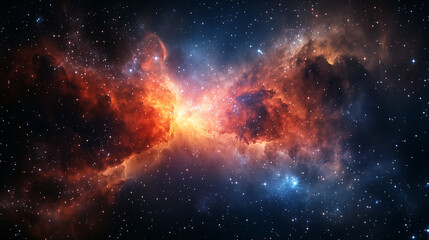 Mysterious pulsating cosmic object in a starry galaxy, revealing the wonders of astronomical discovery