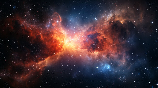 Mysterious pulsating cosmic object in a starry galaxy, revealing the wonders of astronomical discovery