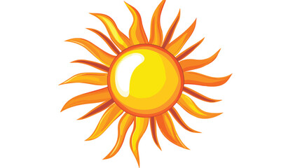 Vibrant Sun Vector Illustration for Graphics and Designs