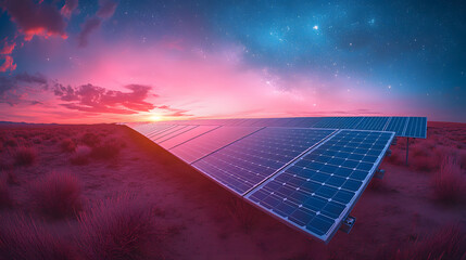 Rooftop solar panels harness the sun's clean energy, generating renewable electricity for a greener environment