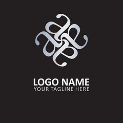 example logo for business, company logo. Brand identity