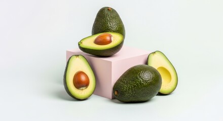 Ripe Avocados Fresh, Healthy, and Delicious