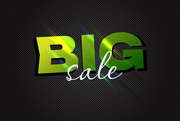 Vector flat sale banner template design