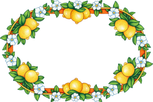 Watercolor hand drawn italian mediterranean tiles