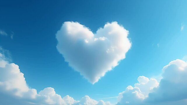 heart shaped cloud
