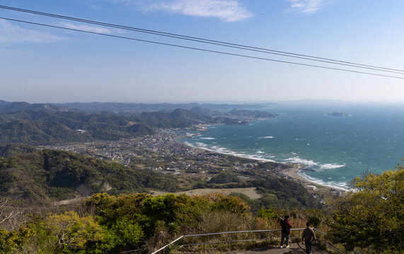 Aussicht &uuml;ber eine Buch in Japen