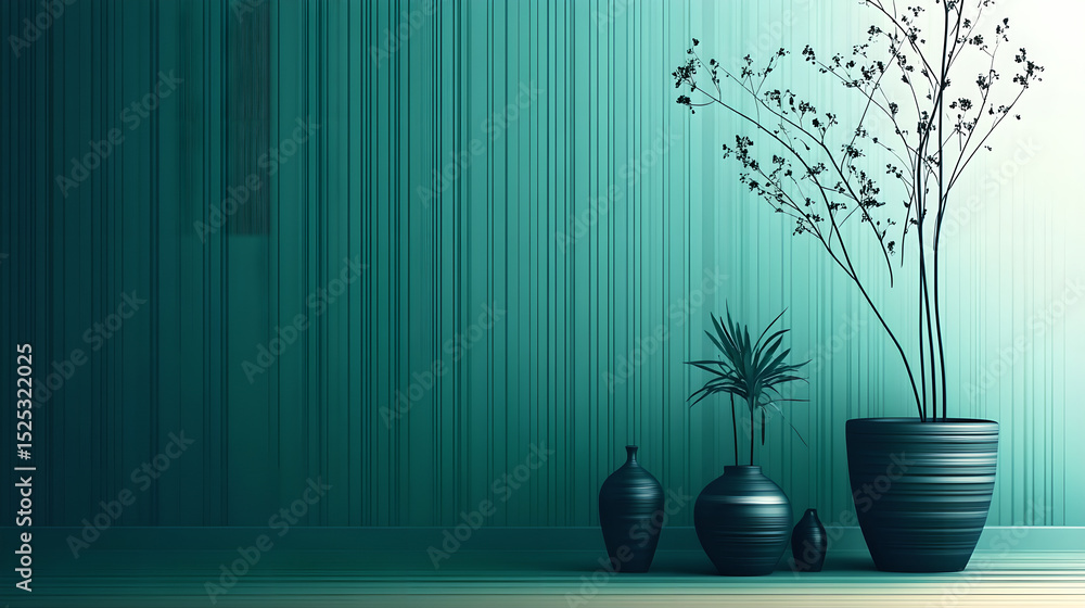 Poster the background image has simple color tones, clean and creative backgrounds, and replication space