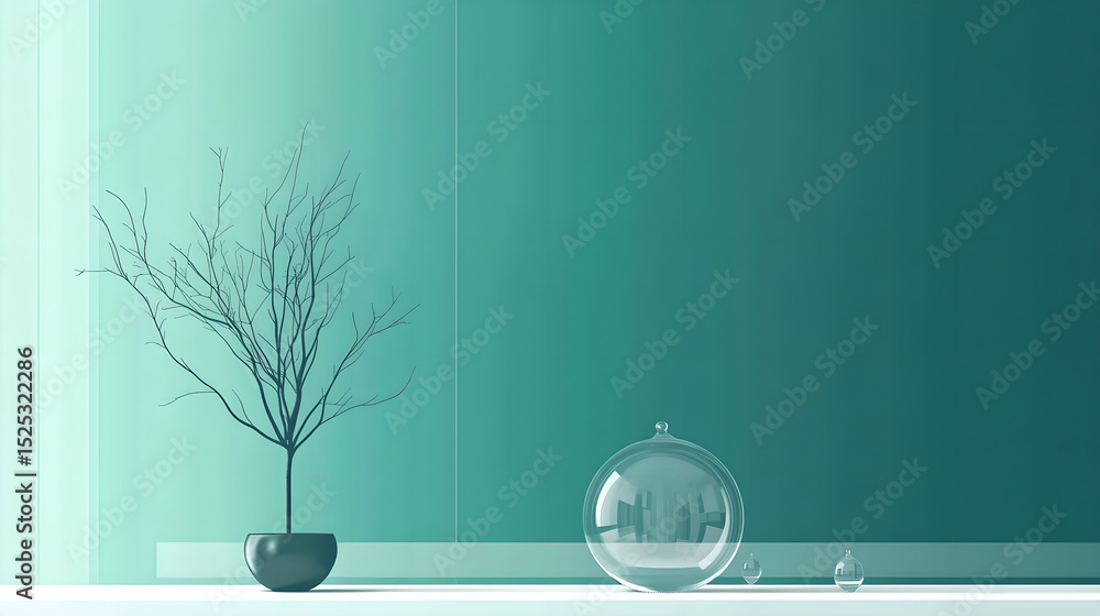 Poster the background image has simple color tones, clean and creative backgrounds, and replication space