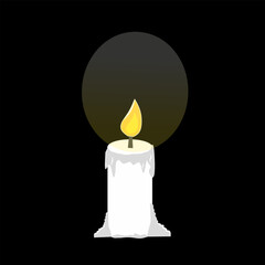 candle in the dark