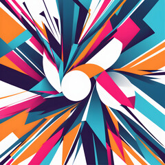 abstract background with colorful lines