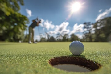 The Golf Ball on the Edge of the Hole