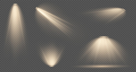 Vector light set includes light source, studio lighting, walls. It also includes floodlighting and spotlighting. Finally, it includes light beams and light effect.For banners.PNG