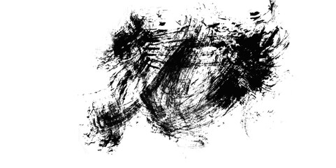 Vector grunge brush strokes texture rough black scratches for wallpaper. Brush stroke paint boxes on white background - stock vector.