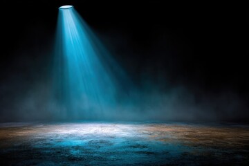 A Singular Beam Illuminating a Stage in Darkness