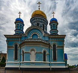 Assumption of Our Lady cathedral, years of construction 1903 - 1912. City Maloyaroslavets, Russia