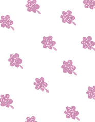 seamless pattern with pink flowers, an abstract background 