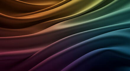 Obraz premium Abstract Gradient Waves A Colorful and Dynamic Fabric Texture Background