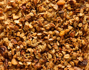 Homemade delicious granola