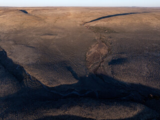 Idaho desert landscape in the early morning light