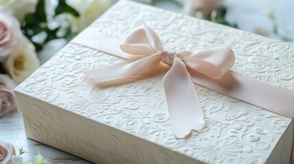 Elegant Gift Box with Delicate Bow