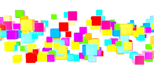 BrigBright geometric shapes on a transparent backgroundht geometric shapes on a transparent background