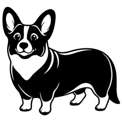 Obraz premium vector illustration of a dog