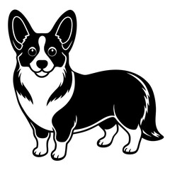vector illustration of a dog