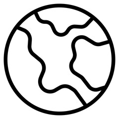 globe icon in vector illustration