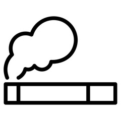 Cigarette icon in vector illustration