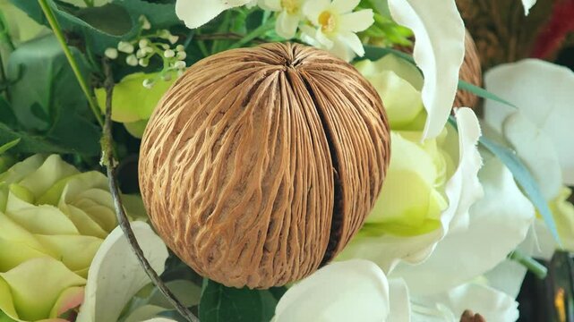 pong pong fruit in a vase